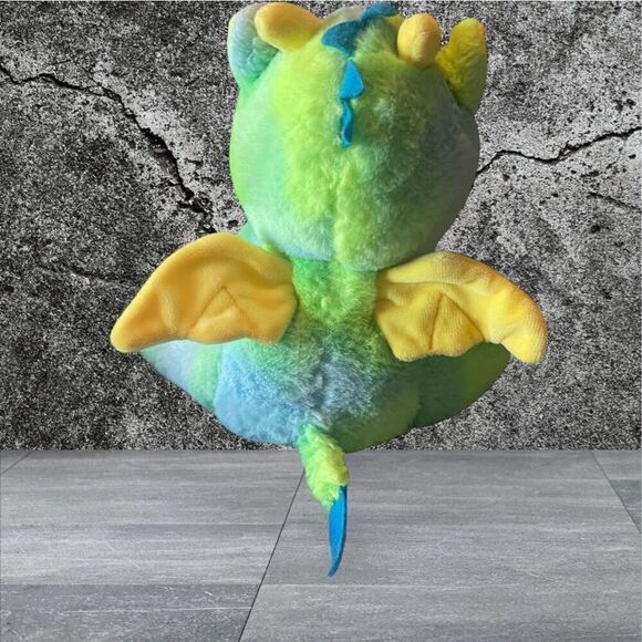 Peek-a-boo Toys Inc Kids Multicolor Polyester Fiber Dragon Plush Toy - Picture 3 of 10